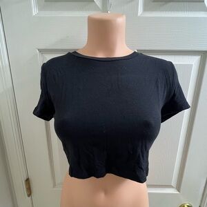 Black Crop Top